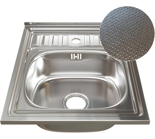 Кухонная мойка Mixline 555229 с сифоном