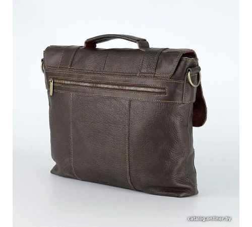 Мужская сумка Poshete 253-01256-26-DBW коричневый