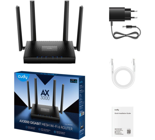 Wi-Fi роутер Cudy WR3000E 2.0