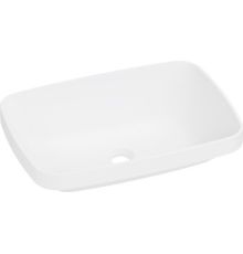Умывальник Belux Джаз 540 Прямоугольник 18, белый матовый/Solid Surface
