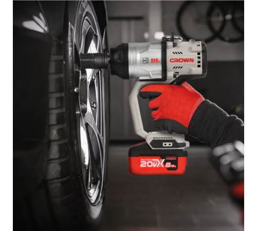 Гайковерт Crown CT22060-1HX-8SC4 BMC с 1-им АКБ, кейс