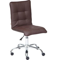 Офисное кресло TetChair Zero кожзам коричневый