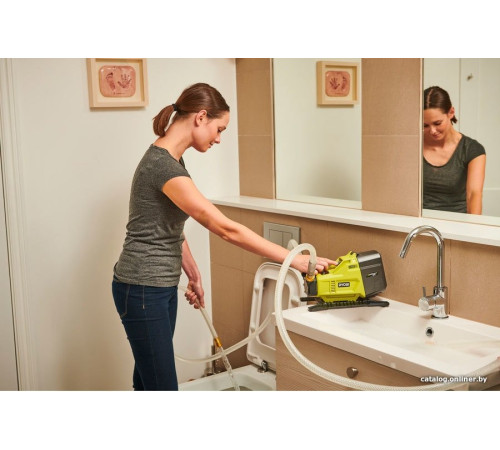 Самовсасывающий насос Ryobi One+ R18TP-0 без АКБ