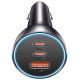 Автомобильное зарядное Baseus Golden Contactor Pro Triple Fast Charger Car Charger 65W CGJP010013 темно-серый