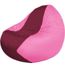 Кресло-мешок Flagman Classic К2.1-166 розовый/бордовый