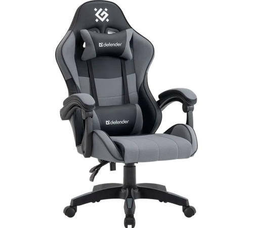 Игровое геймерское кресло Defender Strider серый