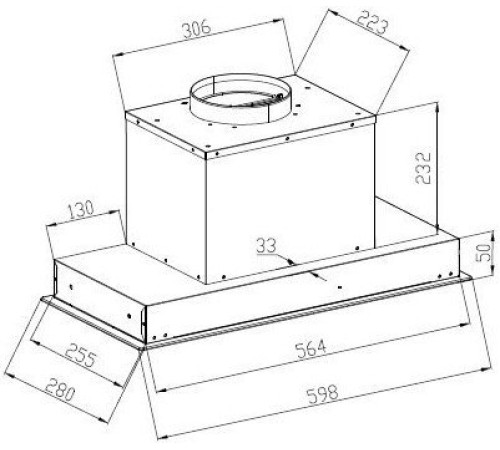 Кухонная вытяжка Schtoff Rost 60 White