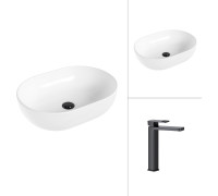 Умывальник Lauter 21836A + Cascade 21СК0655BS