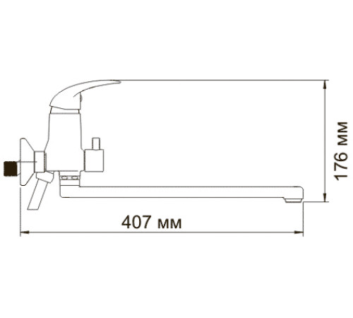 Смеситель  Wasserkraft Isen 2602L