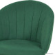 Стул с подлокотниками СоюзРегионПоставка Моника СРП-050 велюр, Dream Forest зеленый/муар черный