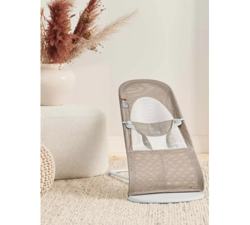 Шезлонг BabyBjorn Balance Mesh 0051.44 grey/beige