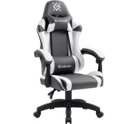 Игровое геймерское кресло Defender Fortune 64026 серый/белый