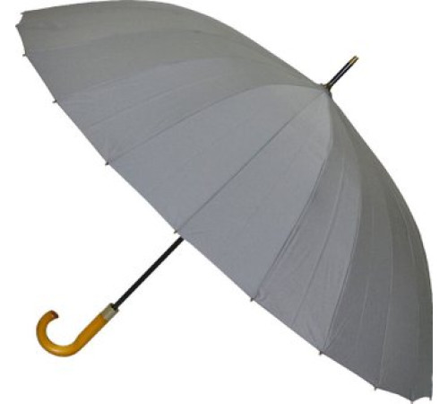 Зонт-трость Ame Yoke L65-24CH серый