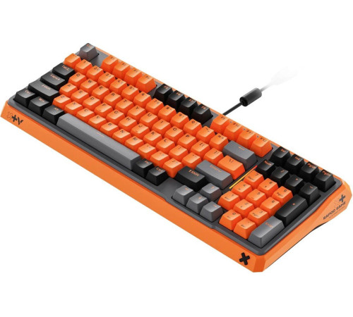 Клавиатура Rapoo ESK750-98 черный/серый/оранжевый