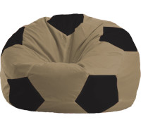 Кресло-мешок Flagman Мяч Стандарт М1.1-77 бежевый/черный