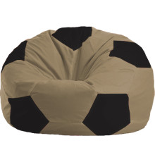 Кресло-мешок Flagman Мяч Стандарт М1.1-77 бежевый/черный