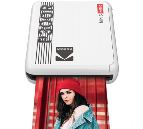 Мобильный фотопринтер Kodak Mini 3 Retro P300R W