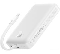Внешний аккумулятор Baseus Magnetic Fast Charge Power Bank Type-C Edition 30W 10000mAh белый