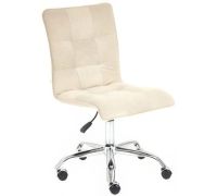 Офисное кресло TetChair Zero флок, бежевый