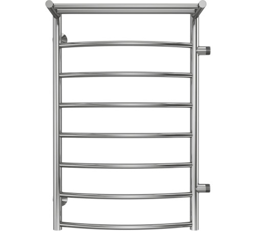 Полотенцесушитель TERMINUS Классик П8 500x800 с полкой боковое подключение 50, хром