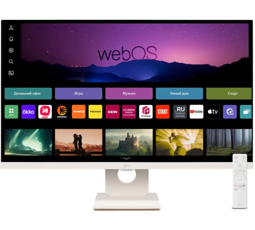 Smart монитор LG MyView Smart Monitor 27SR50F-W