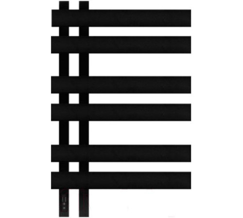 Полотенцесушитель Granula Гамма Квадро 50x80 терморегулятор, черный матовый