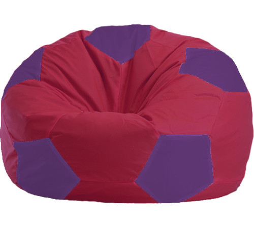 Кресло-мешок Flagman Мяч Стандарт М1.1-453 бордовый/фиолетовый