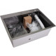 Кухонная мойка Wisent WS-36050В/GER013 с сифоном, дозатором и коландером