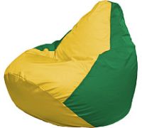 Кресло-мешок Flagman Груша Мега XXXL Г3.1-262 желтый/зеленый