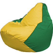 Кресло-мешок Flagman Груша Мега XXXL Г3.1-262 желтый/зеленый