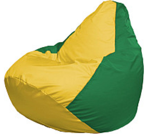 Кресло-мешок Flagman Груша Мега XXXL Г3.1-262 желтый/зеленый