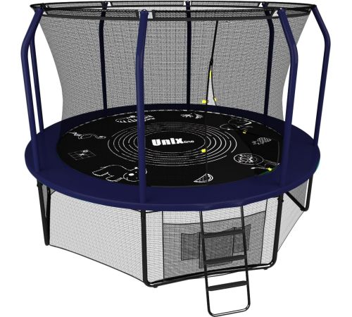 Батут Unix Line Supreme Game 10ft синий