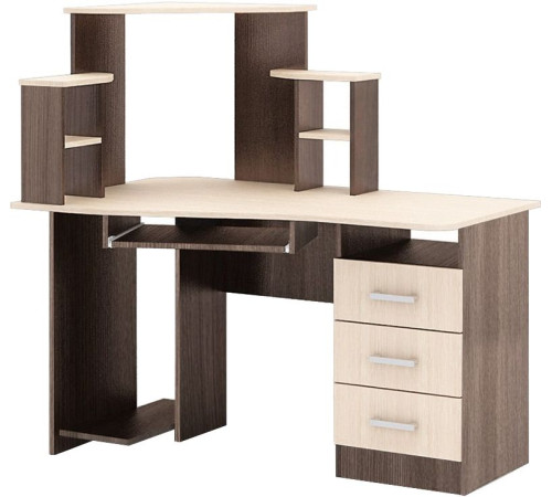 Стол Стендмебель №1 ясень шимо светлый/ясень шимо темный