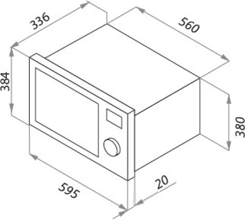 Микроволновая печь HOMSair MOB201S