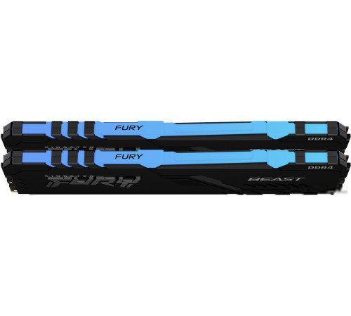 Оперативная память Kingston FURY Beast RGB 2x32ГБ DDR4 3600 МГц KF436C18BB2AK2/64