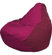 Кресло-мешок Flagman Груша Медиум Г1.1-384 фуксия/бордовый