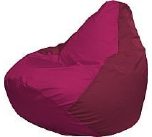 Кресло-мешок Flagman Груша Медиум Г1.1-384 фуксия/бордовый