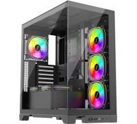 Корпус 1stPlayer Mi8 MI8-BK-3FC7R-1FC7 черный