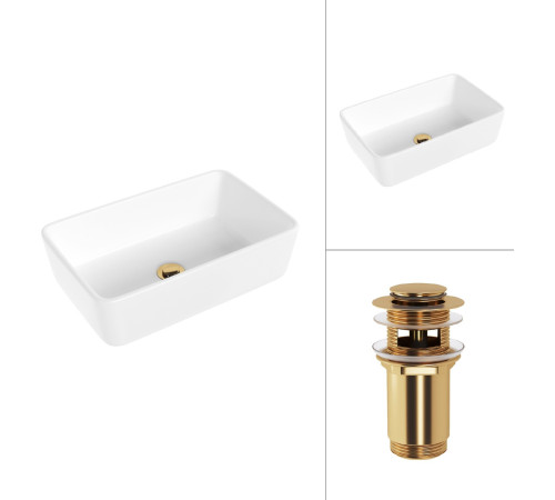 Умывальник Lauter 21674A + клапан 21190G