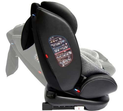 Детское автокресло Amarobaby Isofix ST-3 серый