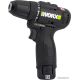 Дрель-шуруповерт Worx Professional WE210.2 с 2-мя АКБ