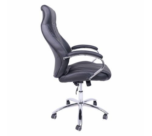 Кресло AksHome Mastif натуральная кожа, черный