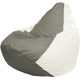 Кресло-мешок Flagman Груша Макси Г2.1-334 белый/серый