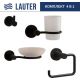 Набор аксессуаров для ванной Lauter 21TS20116 + 21TS20114 + 21T2010 + 21TS20112 Matt Black, 4 предмета