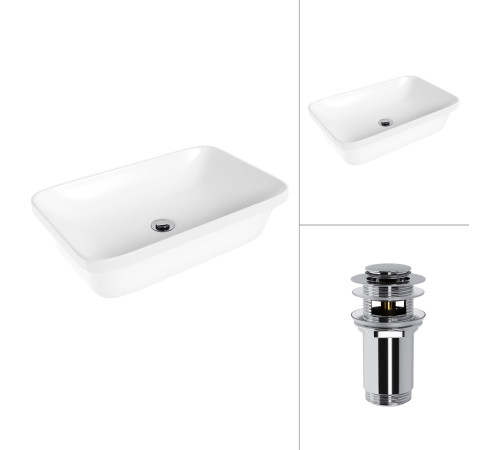 Умывальник Lauter 21370 + клапан 21190CH