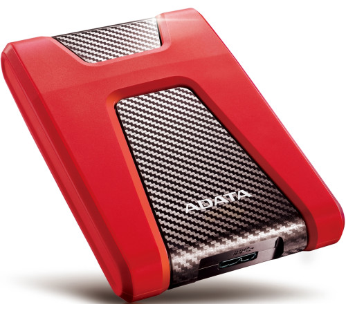 Внешний накопитель ADATA DashDrive Durable HD650 AHD650-1TU31-CRD 1TB красный