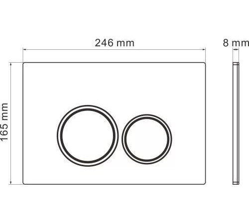 Унитаз подвесной Roxen Martin в комплекте с инсталляцией StounFix Dual Fresh 6 в 1 968512 кнопка: серый бетон