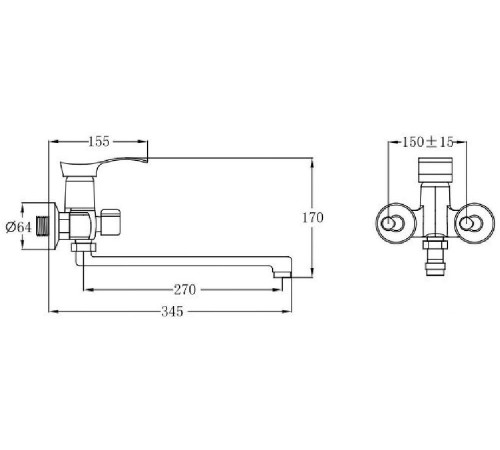 Смеситель РМС SL86-006E