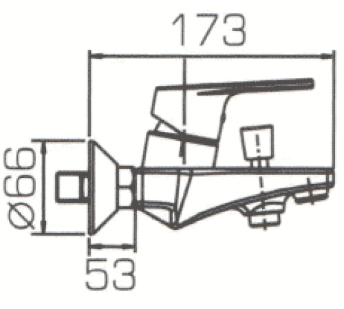 Смеситель  Bravat Line F65299C-1