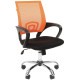 Кресло CHAIRMAN 696 Chrome черный/оранжевый